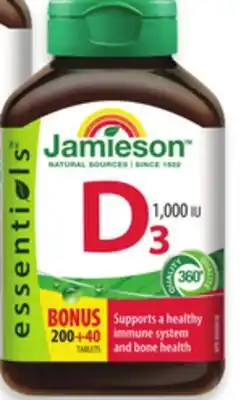 Walmart Jamieson D3 vitamins offer