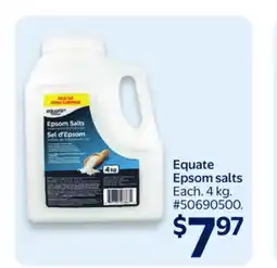 Walmart Equate Epsom salts offer