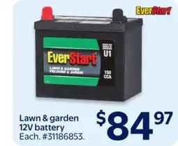Walmart Lawn & garden 12V battery offer