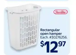 Walmart Rectangular open hamper offer