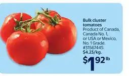 Walmart Bulk cluster tomatoes offer