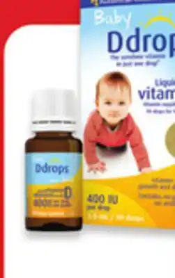 Walmart Baby Ddrops liquid vitamin D offer