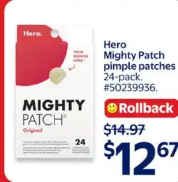 Walmart Hero Mighty Patch pimple patches offer