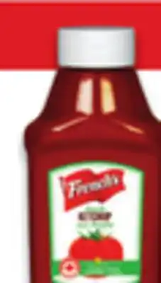 Walmart French's ketchup 750 mL-1L offer