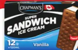 Walmart Chapman's Super sandwich novelties 12-pack offer