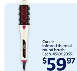 Walmart Conair infrared thermal round brush offer