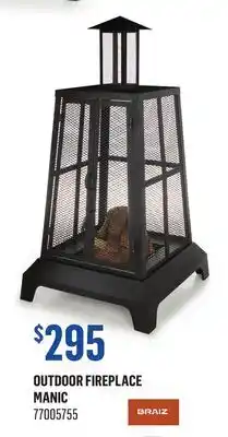 Canac Outdoor Fireplace offer