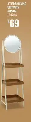 Canac 3-Tier Shelving Unit with Mirror offer