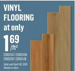 Canac REVOPRO SPC Vinyl Flooring Pacifica offer