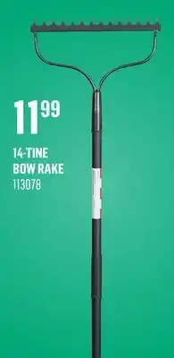 Canac 14-Tine Bow Rake offer
