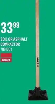 Canac Soil or Asphalt Compactor offer