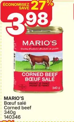 Rossy MARIO'S Corned beef offer