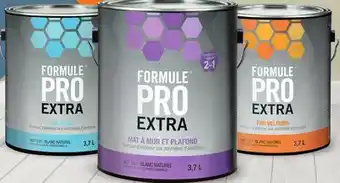 Canac Formule Pro Extra Eggshell Interior Latex Paint White & Colours offer