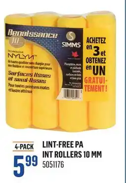 Canac Lint-Free Paint Rollers 10 mm offer