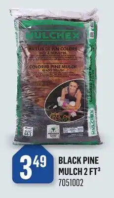Canac Black Pine Mulch 2ft³ offer