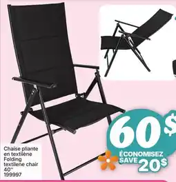 Rossy Folding textilene chair offer