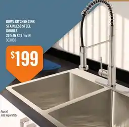 Canac Bowl Kitchen Sink Stainless steel offer