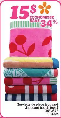 Rossy Jacquard beach towel offer