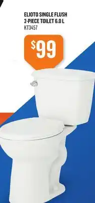 Canac Elioto Single Flush 2-Piece Toilet offer
