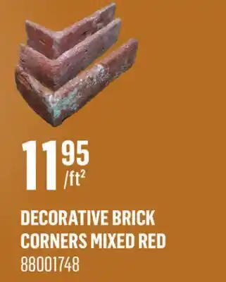 Canac Decorative Brick Corners offer