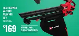Canac Leaf Blower Vacuum Mulcher 18 V offer
