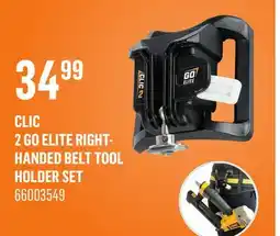 Canac Clic 2 Go Elite Right-Handed Belt Tool Holder Set offer