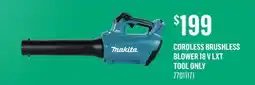 Canac Cordless Brushless Blower 18 V LXT Tool Only offer