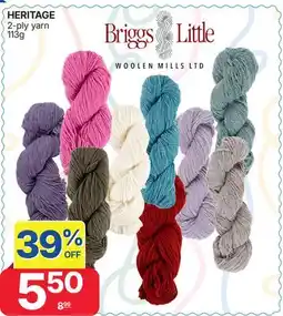 Rossy HERITAGE 2-ply yarn offer