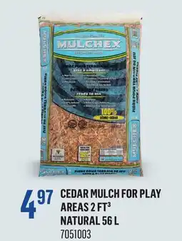 Canac Cedar Mulch for Play Areas 2ft³ offer