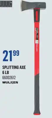 Canac Splitting Axe 6 lb offer