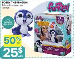Rossy POSEY THE PENGUIN Interactive plush toy offer