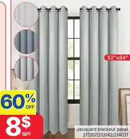 Rossy Jacquard blackout panel offer