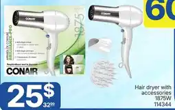Rossy CONAIR Hair dryer with accessories offer