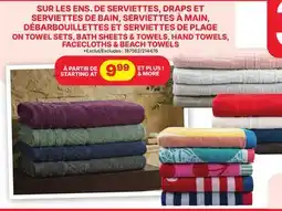 Rossy ON TOWEL SETS, BATH SHEETS & TOWELS, HAND TOWELS, FACECLOTHS & BEACH TOWELS offer