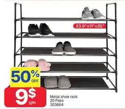 Rossy Metal shoe rack offer