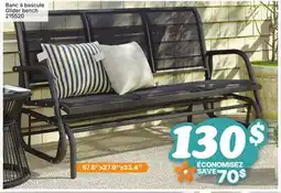 Rossy Glider bench offer