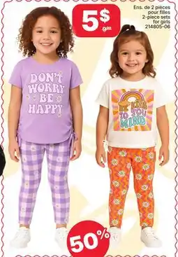 Rossy 2-piece sets for girls offer