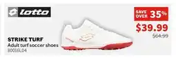 Sports Experts Lotto STRIKE TURF Adult turf soccer shoes offer