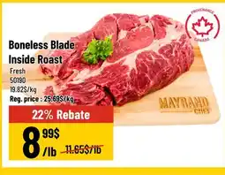 Mayrand Beef Boneless Blade Inside Roast offer