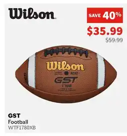 Sports Experts Wilson GST Football offer