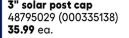 RONA HOFT 3 solar post cap offer