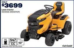 RONA Lawn tractor offer