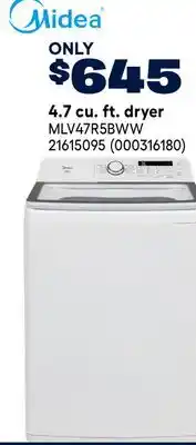 RONA Midea 4.7 cu. ft. dryer offer