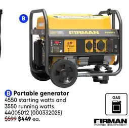 RONA Portable generator offer