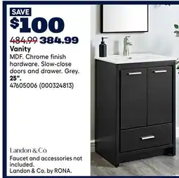RONA Vanity offer