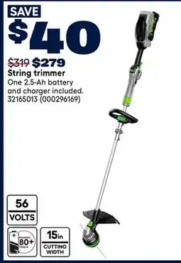 RONA EGO String trimmer offer