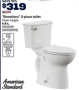 RONA American Standard Elevations 2-piece toilet offer