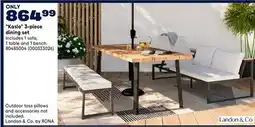 RONA Landon & Co by RONA Kaslo 3-Piece dining set offer
