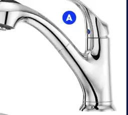 RONA Shelton, chrome finish pull-out kitchen faucets offer