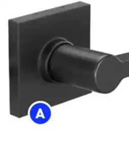 RONA RONA Mytica Matte black door levers offer